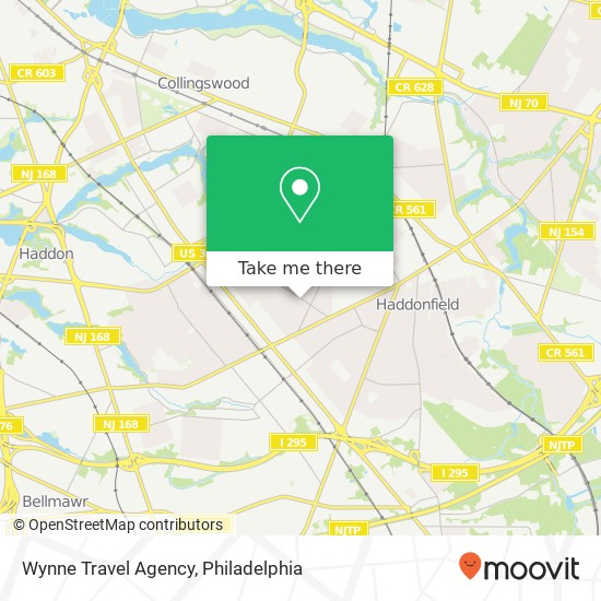 Wynne Travel Agency map