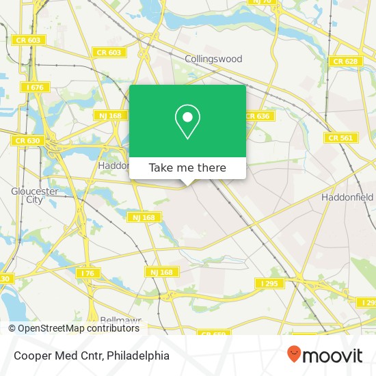 Cooper Med Cntr map