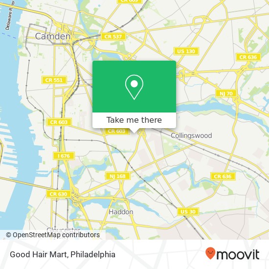 Mapa de Good Hair Mart