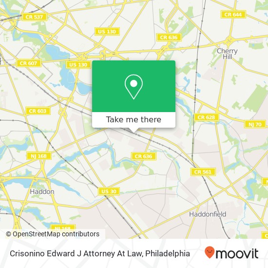Crisonino Edward J Attorney At Law map