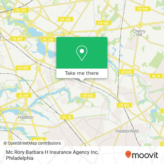 Mc Rory Barbara H Insurance Agency Inc map