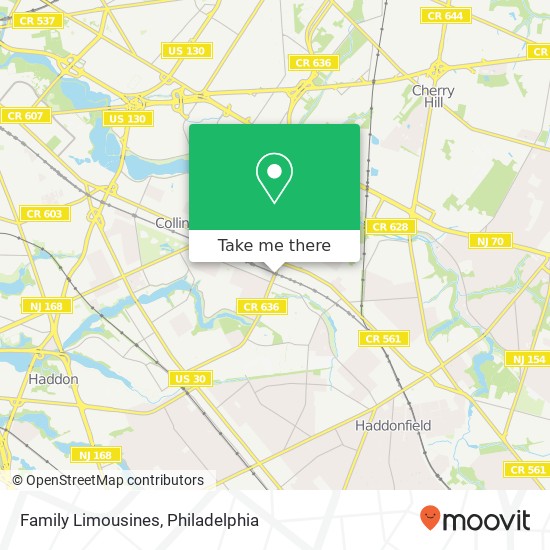 Family Limousines map