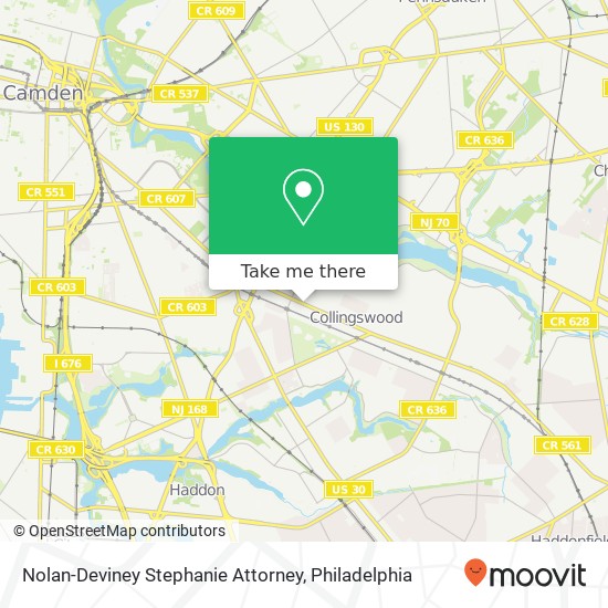 Nolan-Deviney Stephanie Attorney map