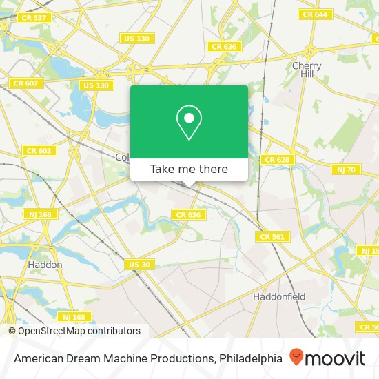 Mapa de American Dream Machine Productions