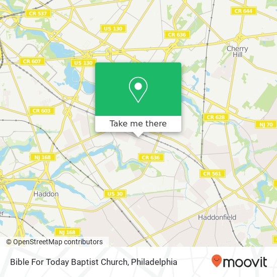 Mapa de Bible For Today Baptist Church