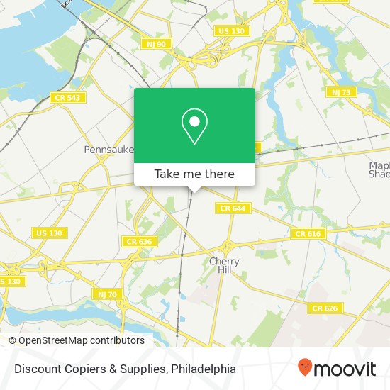 Discount Copiers & Supplies map