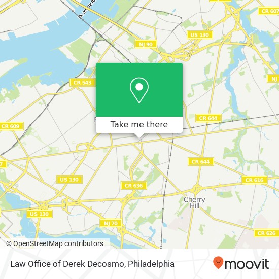 Mapa de Law Office of Derek Decosmo