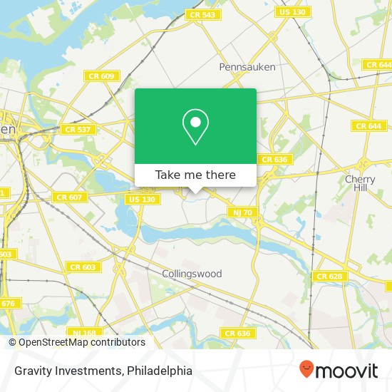 Mapa de Gravity Investments