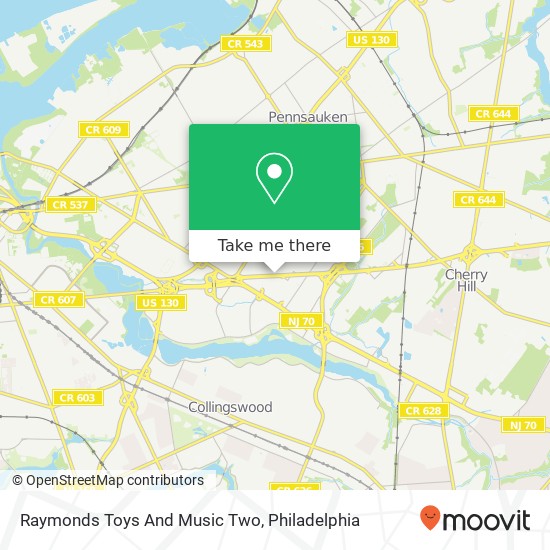 Mapa de Raymonds Toys And Music Two