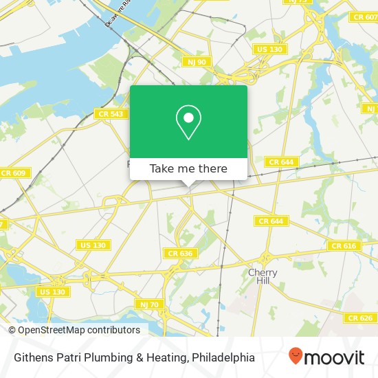 Mapa de Githens Patri Plumbing & Heating