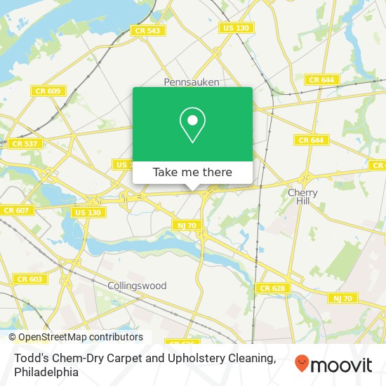 Todd's Chem-Dry Carpet and Upholstery Cleaning map