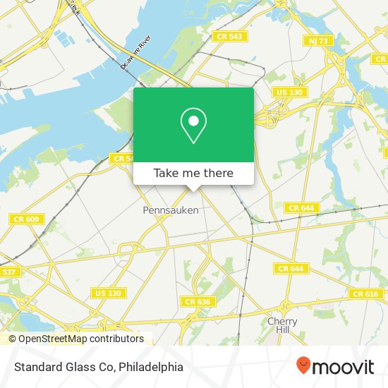 Standard Glass Co map