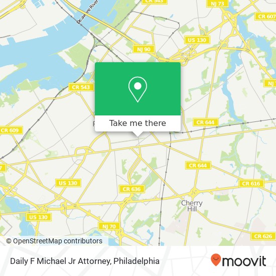 Daily F Michael Jr Attorney map