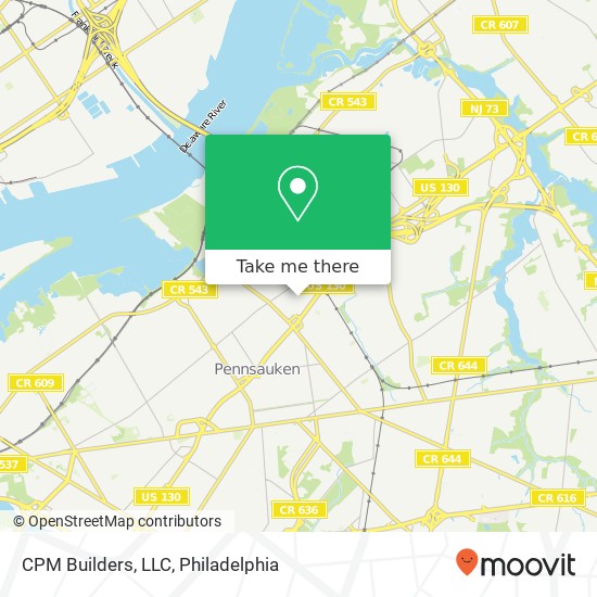 Mapa de CPM Builders, LLC