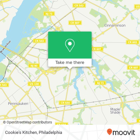 Cookie's Kitchen map