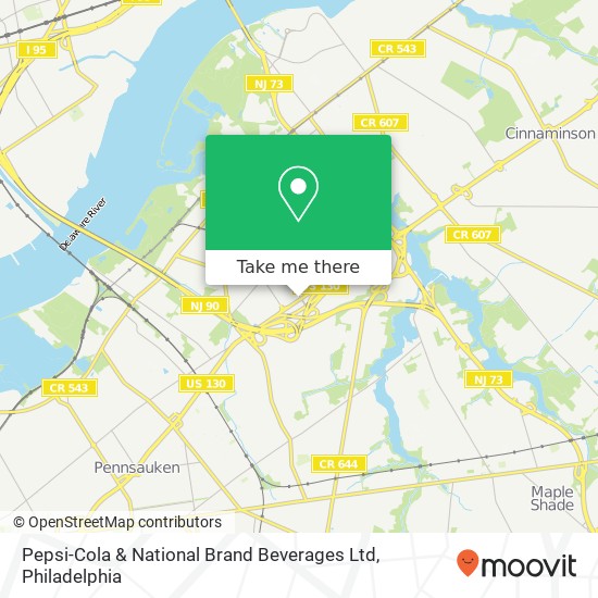 Mapa de Pepsi-Cola & National Brand Beverages Ltd