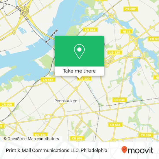 Print & Mail Communications LLC map