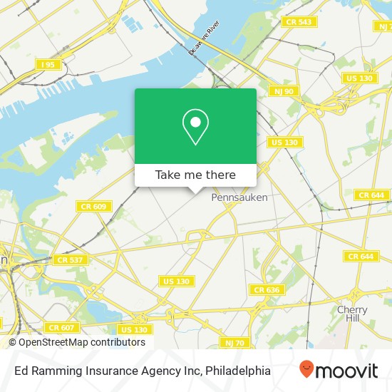 Ed Ramming Insurance Agency Inc map