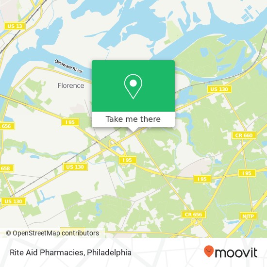 Mapa de Rite Aid Pharmacies