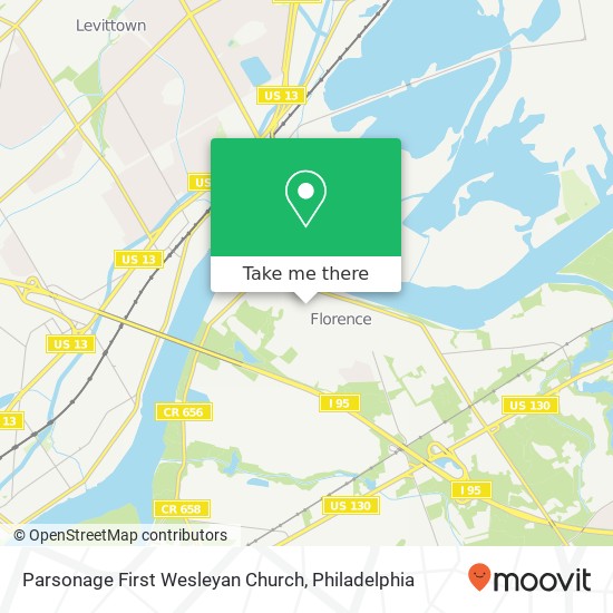 Parsonage First Wesleyan Church map