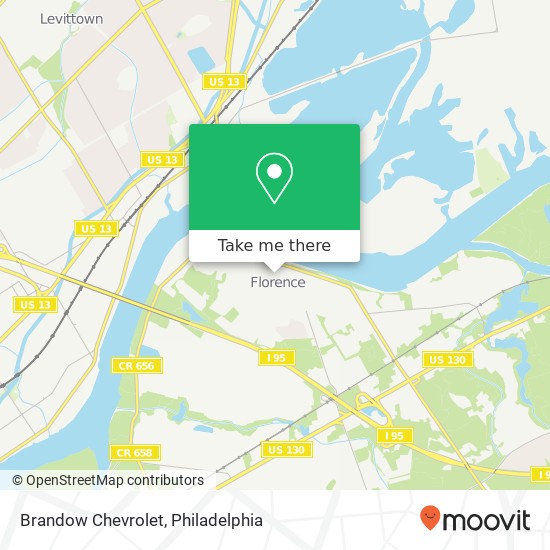 Brandow Chevrolet map