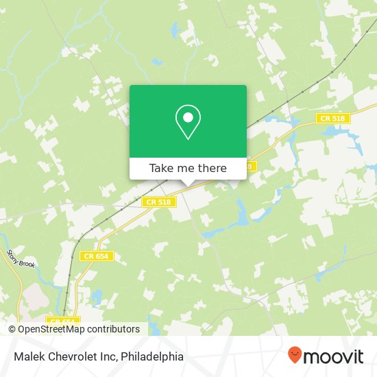 Malek Chevrolet Inc map