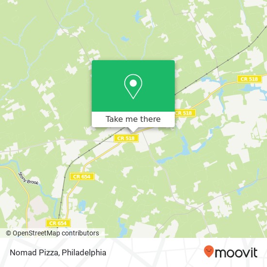 Nomad Pizza map