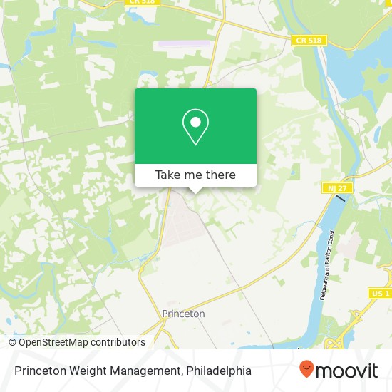 Princeton Weight Management map