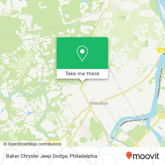 Baker Chrysler Jeep Dodge map