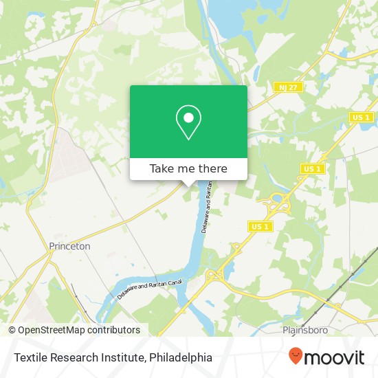 Mapa de Textile Research Institute