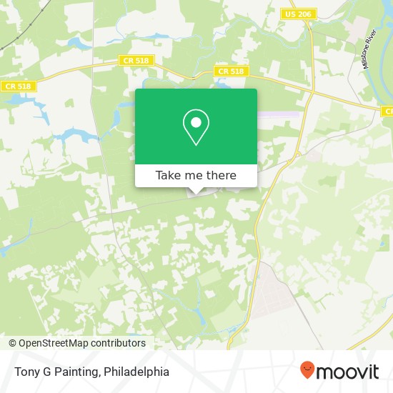 Tony G Painting map