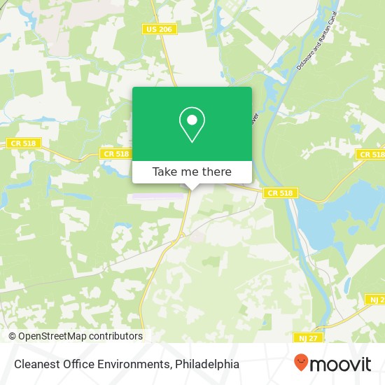 Cleanest Office Environments map