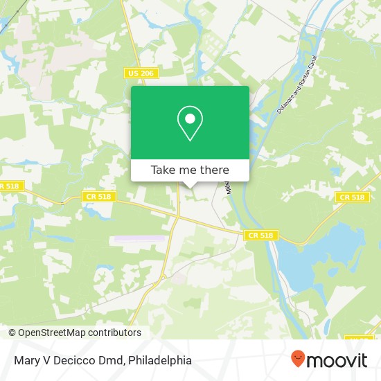 Mary V Decicco Dmd map