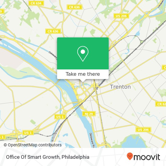 Office Of Smart Growth map