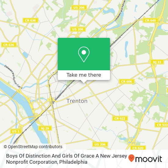 Boys Of Distinction And Girls Of Grace A New Jersey Nonprofit Corporation map