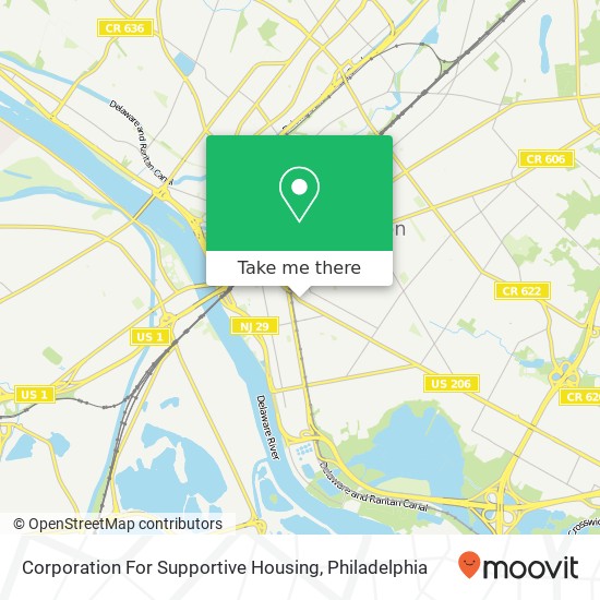 Mapa de Corporation For Supportive Housing