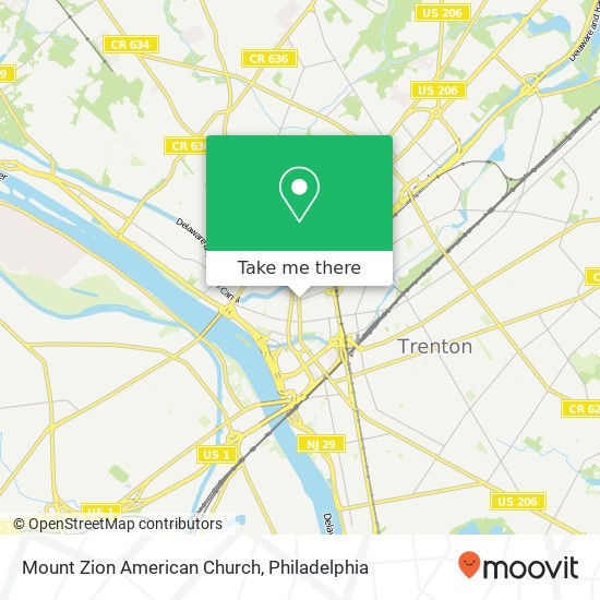 Mount Zion American Church map