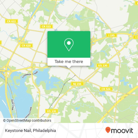 Mapa de Keystone Nail