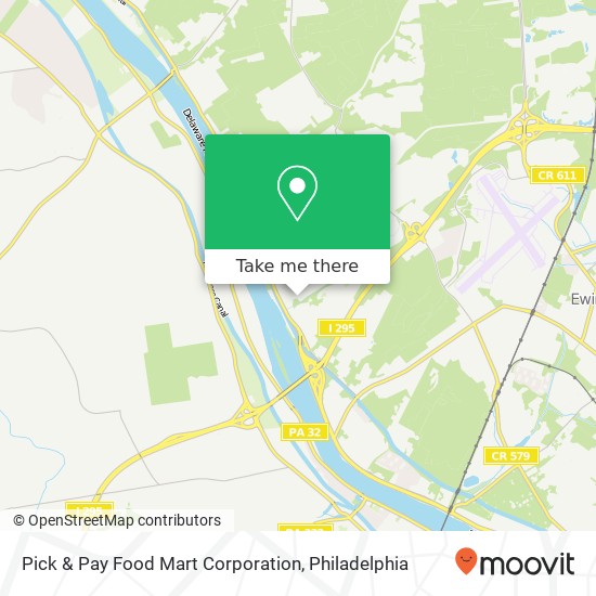 Mapa de Pick & Pay Food Mart Corporation