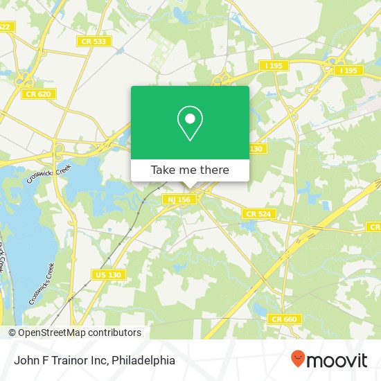 John F Trainor Inc map