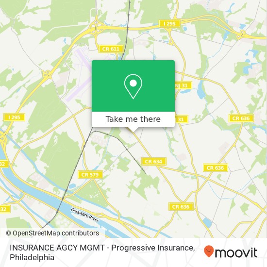 INSURANCE AGCY MGMT - Progressive Insurance map