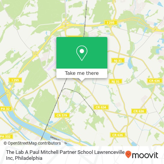 Mapa de The Lab A Paul Mitchell Partner School Lawrenceville Inc