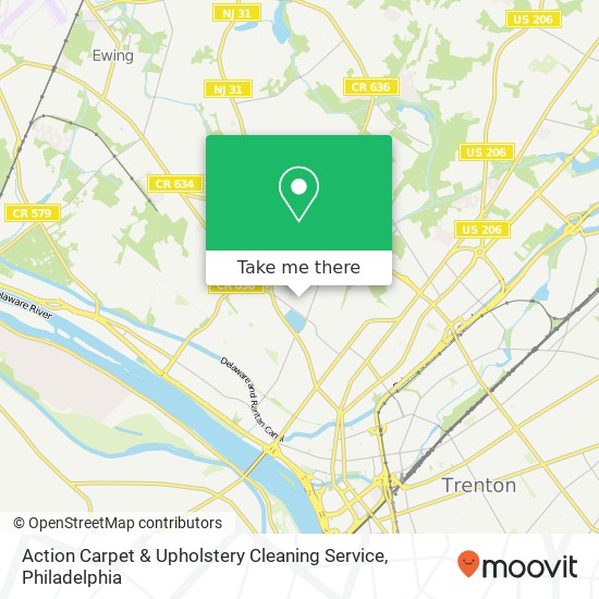 Action Carpet & Upholstery Cleaning Service map