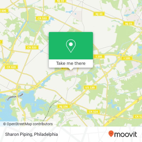 Mapa de Sharon Piping
