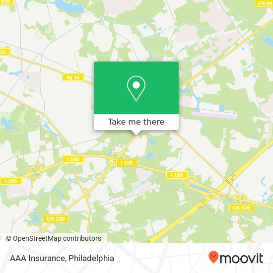 AAA Insurance map