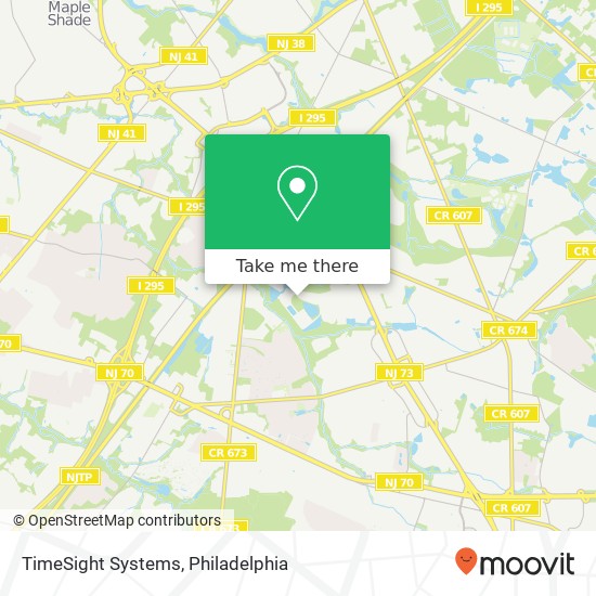 TimeSight Systems map