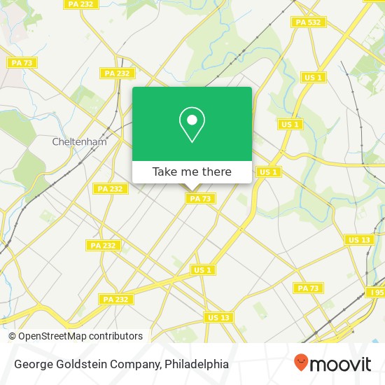 Mapa de George Goldstein Company