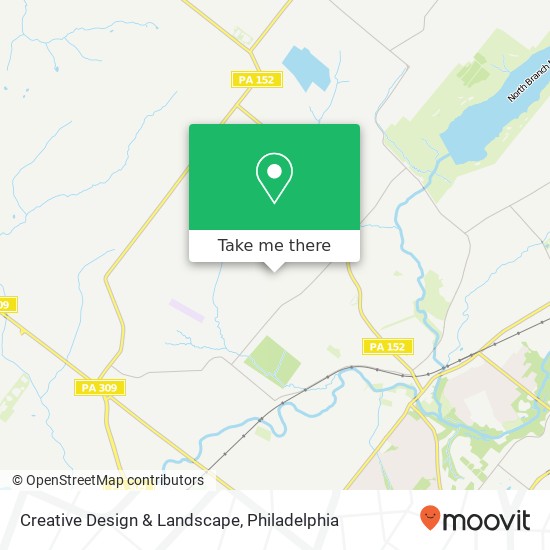 Mapa de Creative Design & Landscape