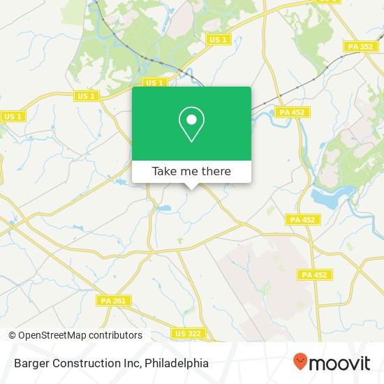 Barger Construction Inc map