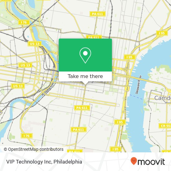 VIP Technology Inc map